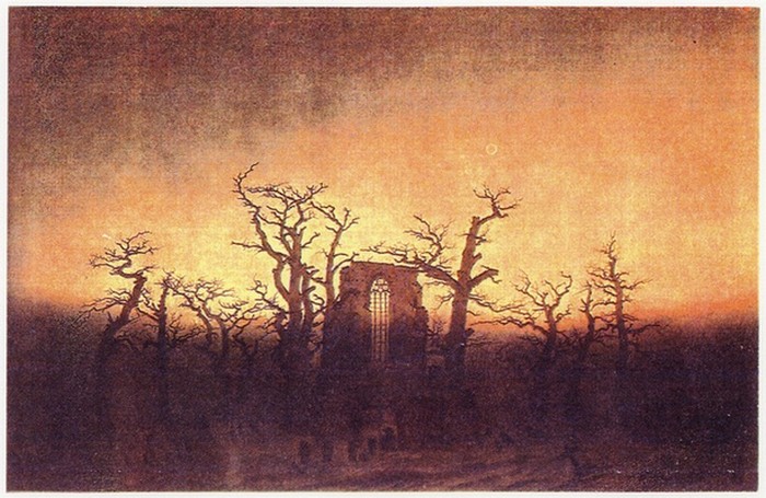 Caspar David Friedrich:
Abbey in the Oakwood