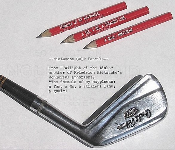 Nietzsche GOLF Pencils